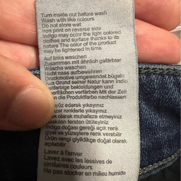 MAVI Men's Zach Straight Leg Jeans 40 x 32 Dark Wash - Picture 8 of 9